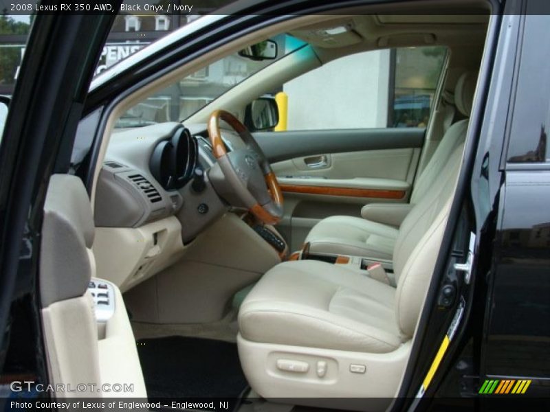 Black Onyx / Ivory 2008 Lexus RX 350 AWD