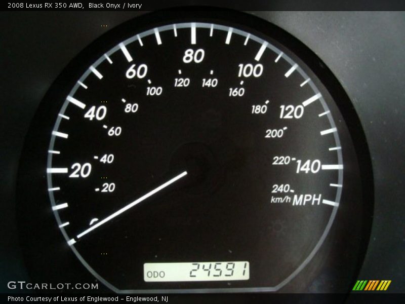 Black Onyx / Ivory 2008 Lexus RX 350 AWD
