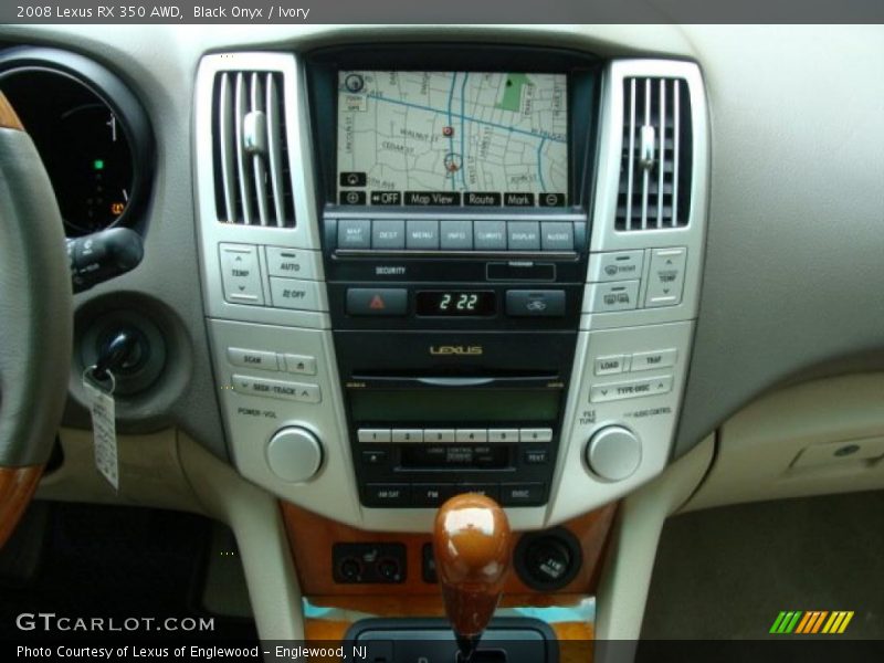 Black Onyx / Ivory 2008 Lexus RX 350 AWD