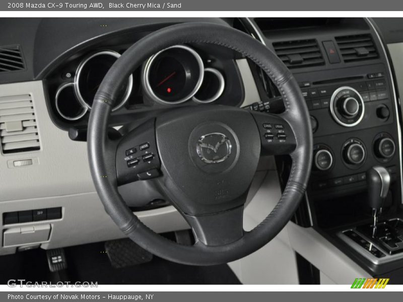 Black Cherry Mica / Sand 2008 Mazda CX-9 Touring AWD