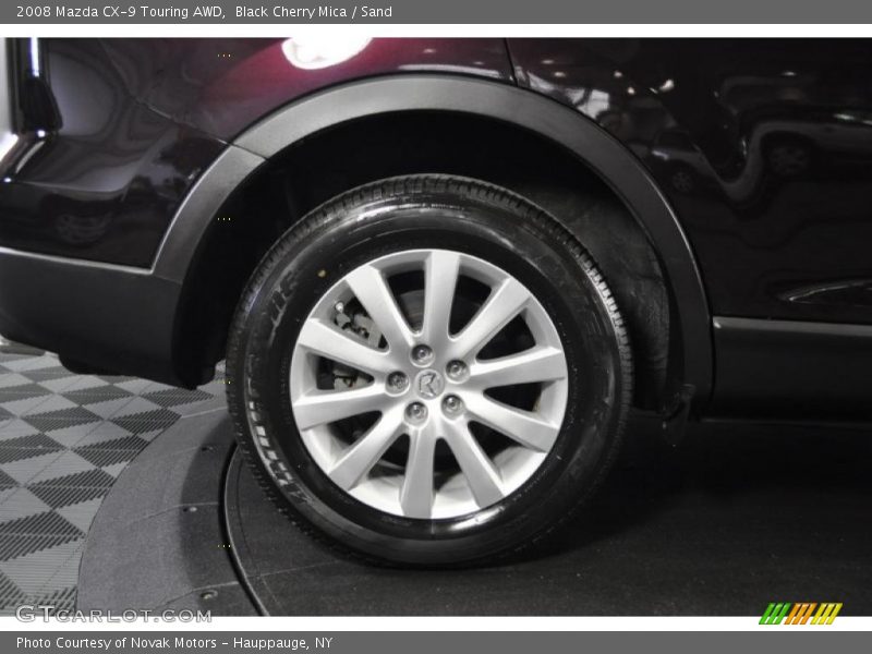 Black Cherry Mica / Sand 2008 Mazda CX-9 Touring AWD