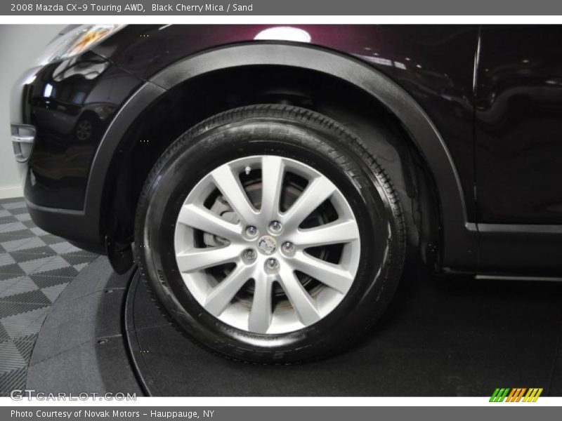 Black Cherry Mica / Sand 2008 Mazda CX-9 Touring AWD