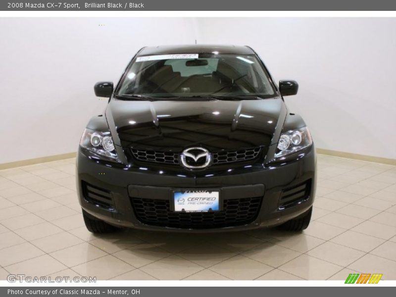 Brilliant Black / Black 2008 Mazda CX-7 Sport