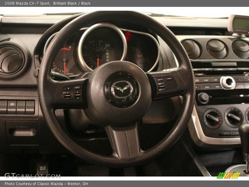 Brilliant Black / Black 2008 Mazda CX-7 Sport