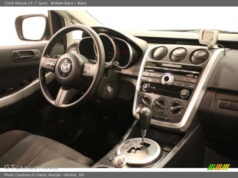 Brilliant Black / Black 2008 Mazda CX-7 Sport