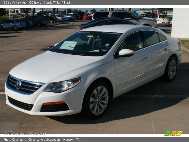 Candy White / Black 2011 Volkswagen CC Sport