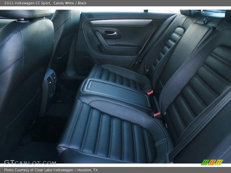 Candy White / Black 2011 Volkswagen CC Sport