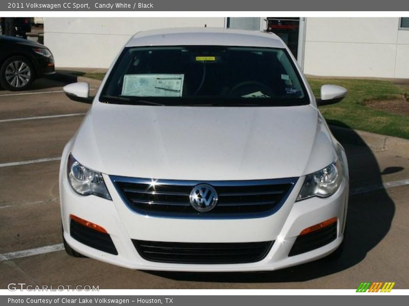 Candy White / Black 2011 Volkswagen CC Sport