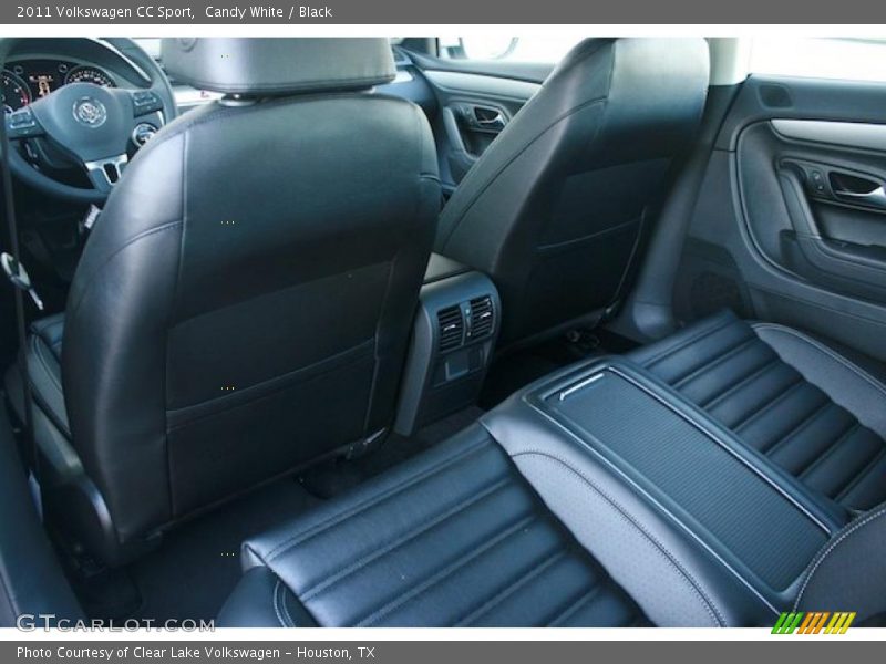 Candy White / Black 2011 Volkswagen CC Sport