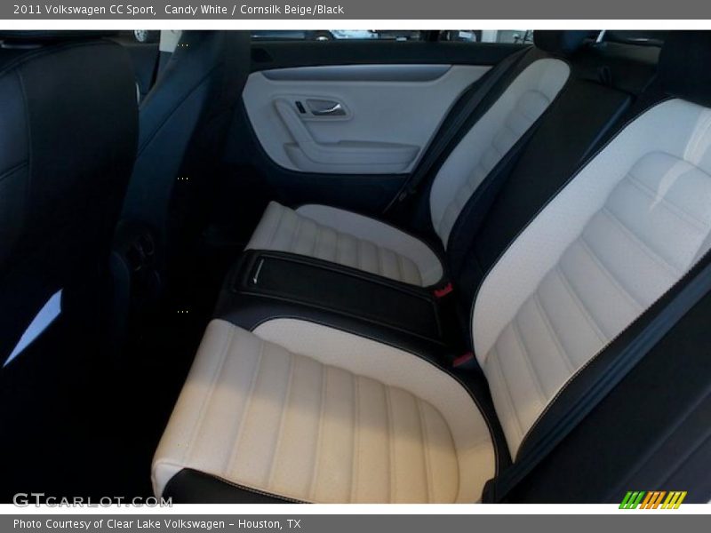 Candy White / Cornsilk Beige/Black 2011 Volkswagen CC Sport