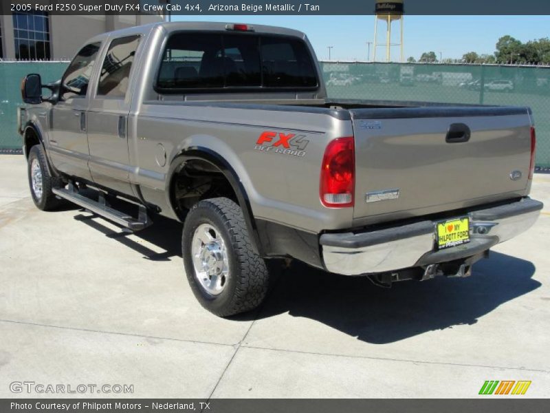 Arizona Beige Metallic / Tan 2005 Ford F250 Super Duty FX4 Crew Cab 4x4