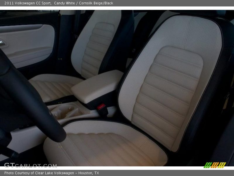 Candy White / Cornsilk Beige/Black 2011 Volkswagen CC Sport