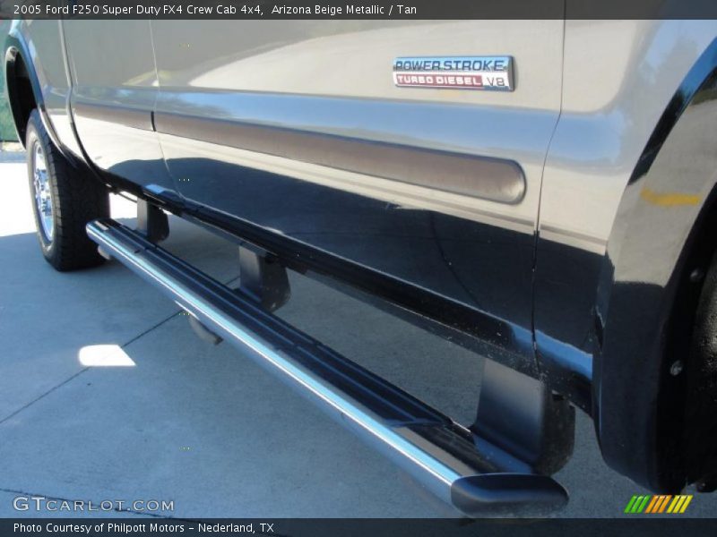 Arizona Beige Metallic / Tan 2005 Ford F250 Super Duty FX4 Crew Cab 4x4