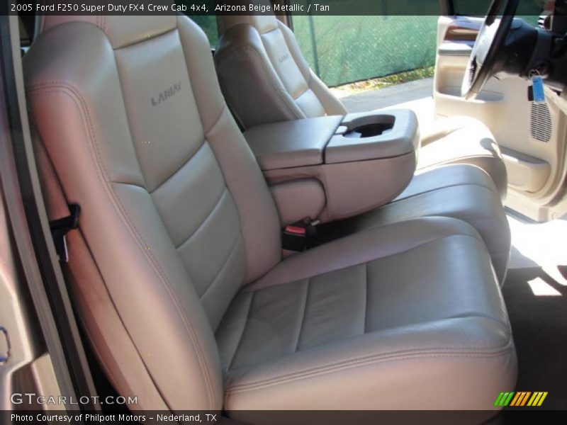 Arizona Beige Metallic / Tan 2005 Ford F250 Super Duty FX4 Crew Cab 4x4
