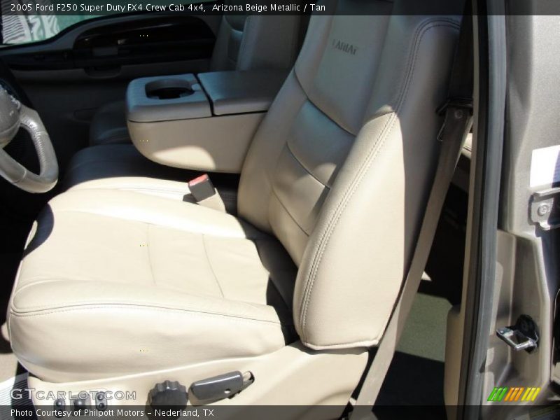 Arizona Beige Metallic / Tan 2005 Ford F250 Super Duty FX4 Crew Cab 4x4