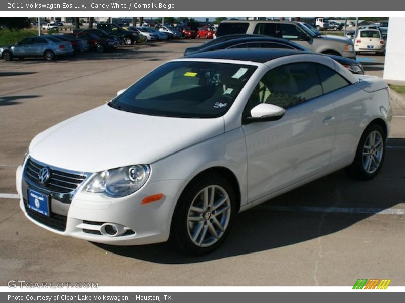 Candy White / Cornsilk Beige 2011 Volkswagen Eos Lux