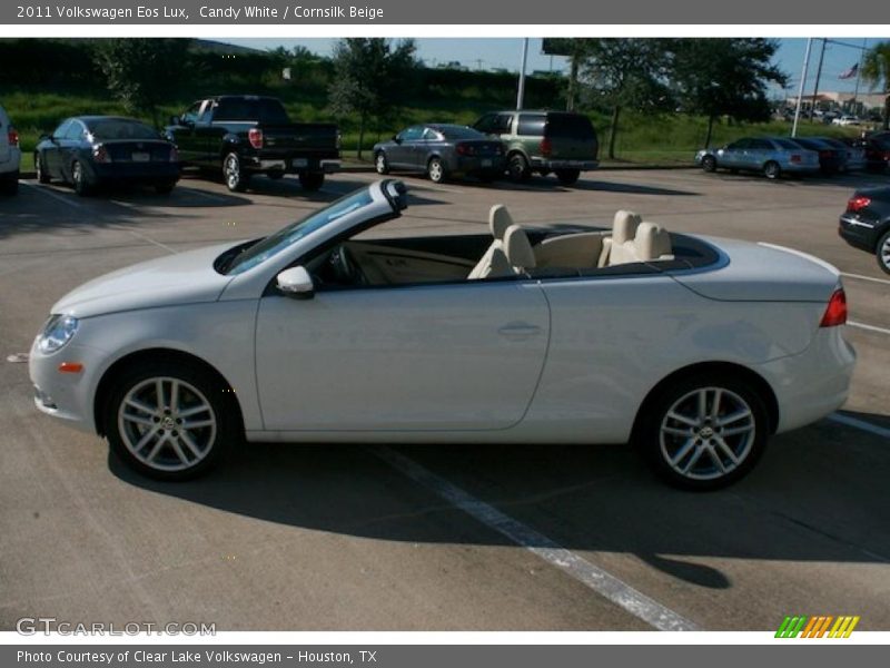 Candy White / Cornsilk Beige 2011 Volkswagen Eos Lux