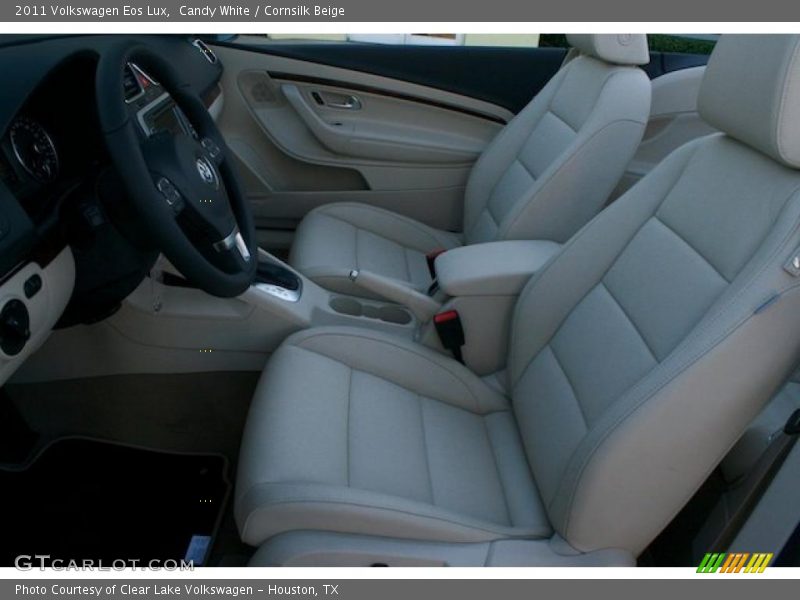 Candy White / Cornsilk Beige 2011 Volkswagen Eos Lux