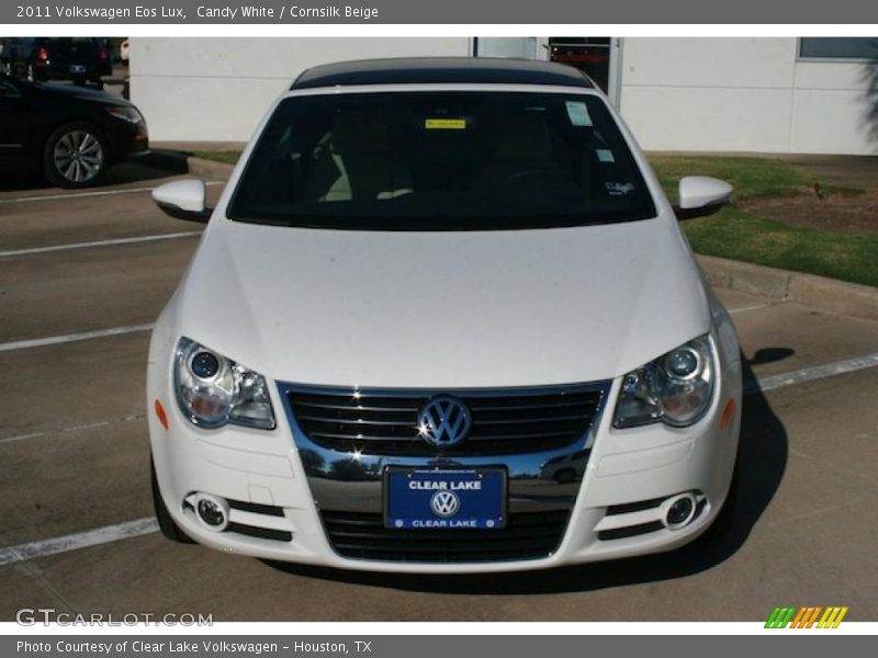 Candy White / Cornsilk Beige 2011 Volkswagen Eos Lux