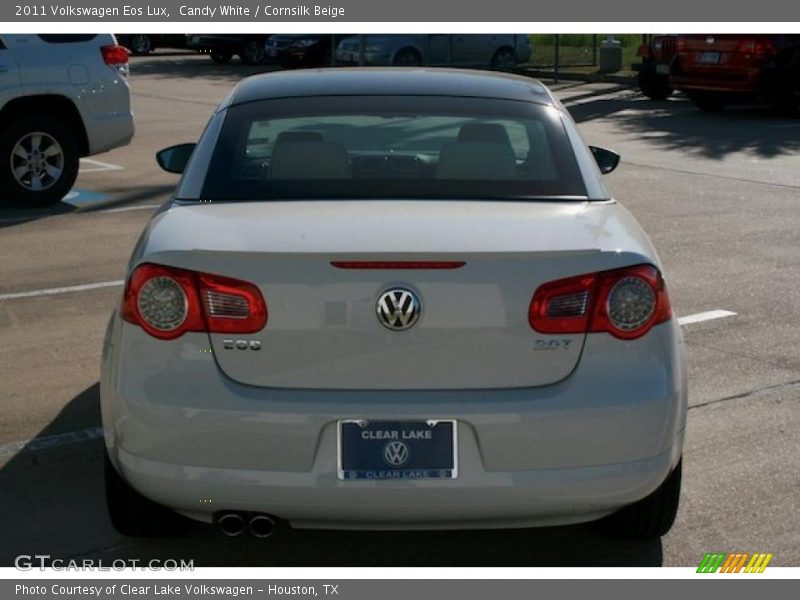 Candy White / Cornsilk Beige 2011 Volkswagen Eos Lux