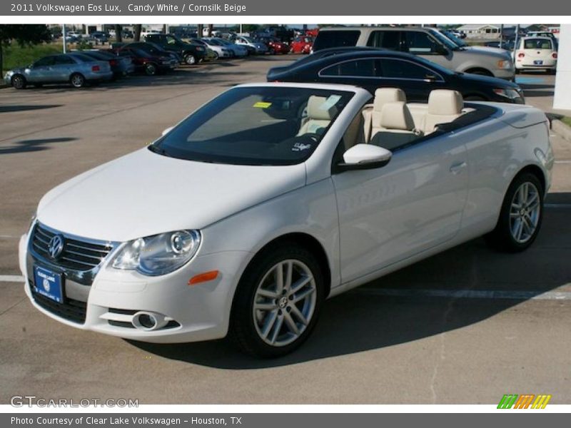 Candy White / Cornsilk Beige 2011 Volkswagen Eos Lux