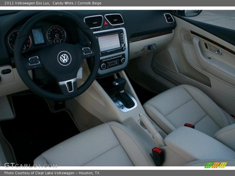 Candy White / Cornsilk Beige 2011 Volkswagen Eos Lux