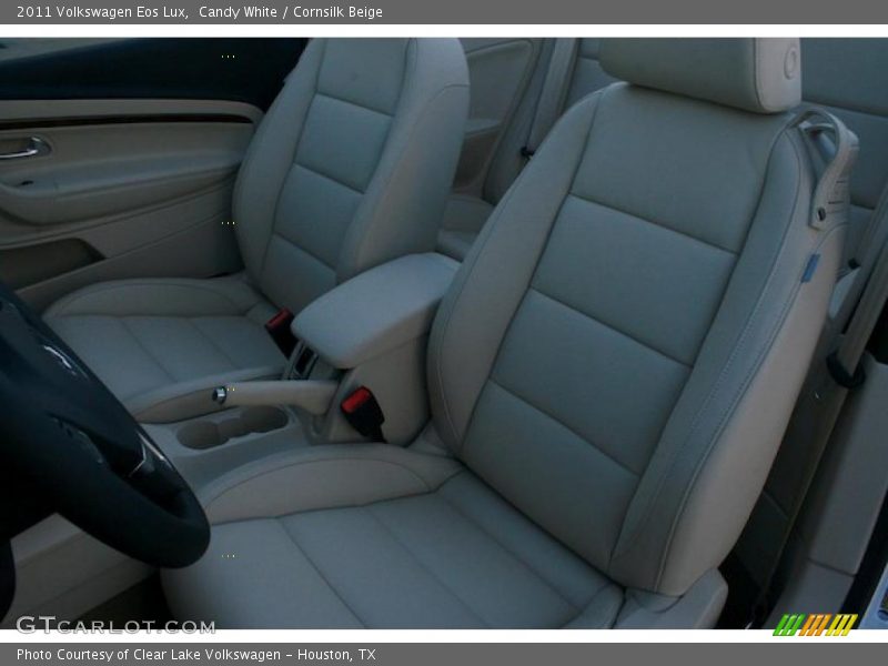 Candy White / Cornsilk Beige 2011 Volkswagen Eos Lux