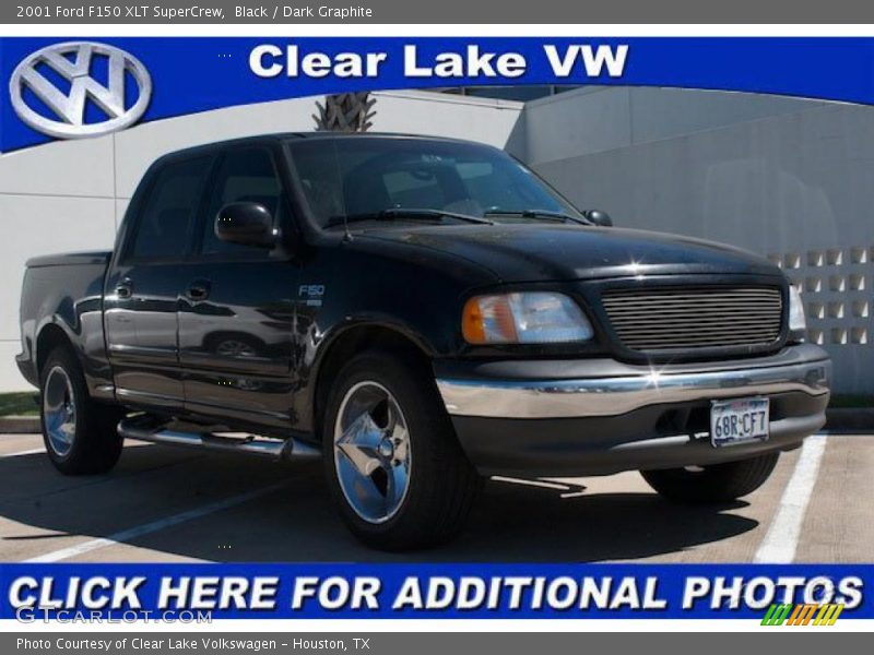 Black / Dark Graphite 2001 Ford F150 XLT SuperCrew
