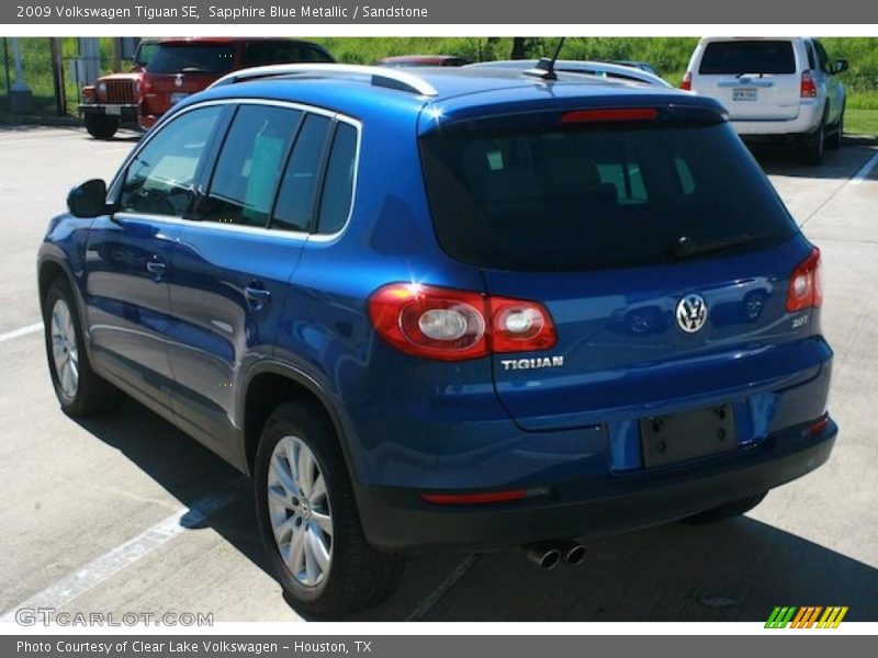 Sapphire Blue Metallic / Sandstone 2009 Volkswagen Tiguan SE