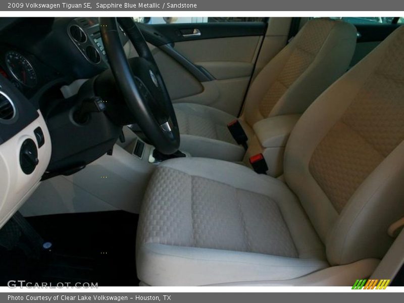 Sapphire Blue Metallic / Sandstone 2009 Volkswagen Tiguan SE