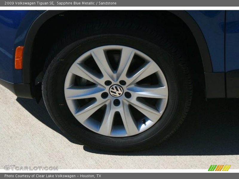 Sapphire Blue Metallic / Sandstone 2009 Volkswagen Tiguan SE