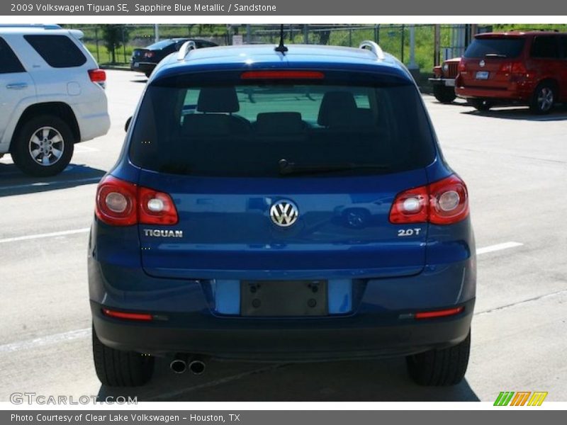 Sapphire Blue Metallic / Sandstone 2009 Volkswagen Tiguan SE