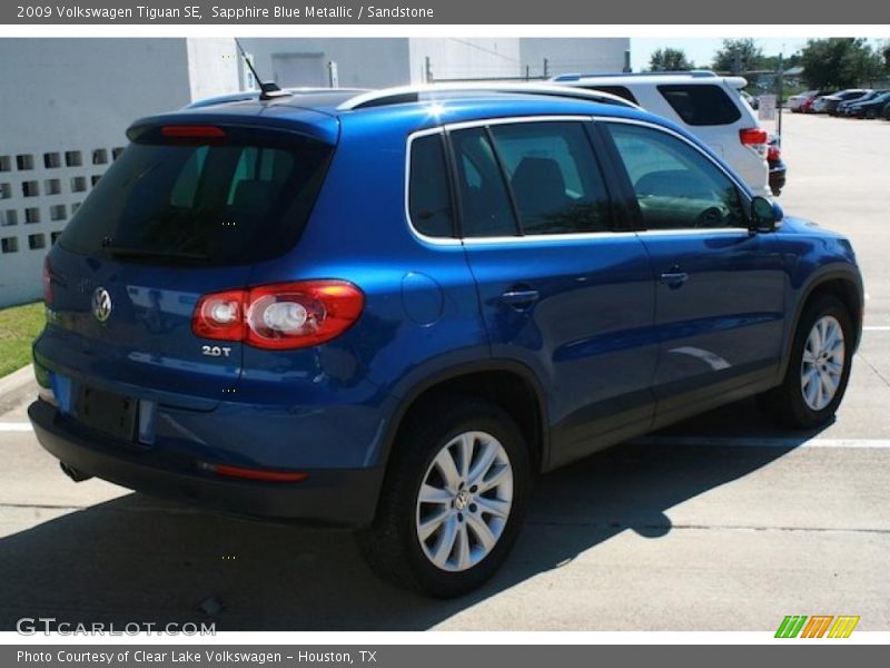 Sapphire Blue Metallic / Sandstone 2009 Volkswagen Tiguan SE