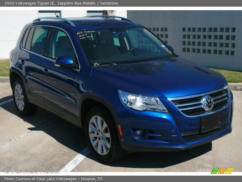 Sapphire Blue Metallic / Sandstone 2009 Volkswagen Tiguan SE