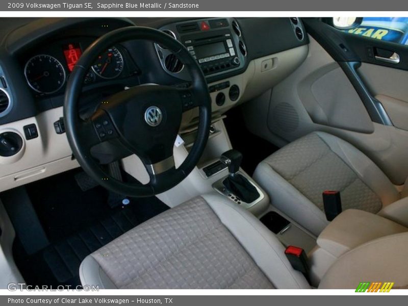 Sapphire Blue Metallic / Sandstone 2009 Volkswagen Tiguan SE