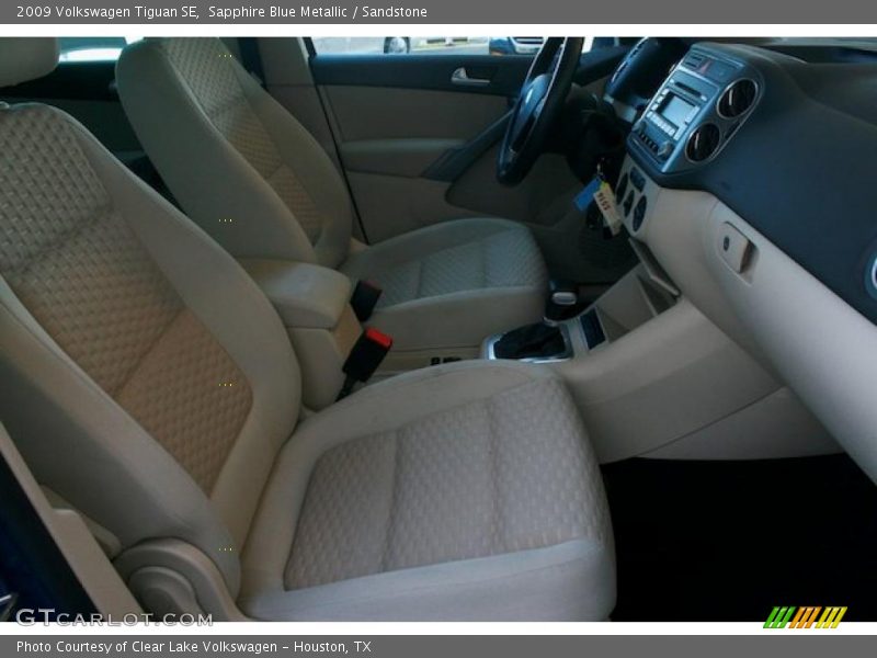 Sapphire Blue Metallic / Sandstone 2009 Volkswagen Tiguan SE