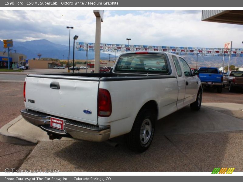 Oxford White / Medium Graphite 1998 Ford F150 XL SuperCab