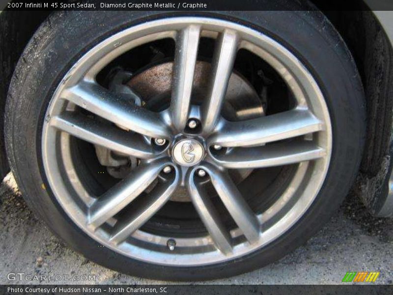 Diamond Graphite Metallic / Graphite 2007 Infiniti M 45 Sport Sedan