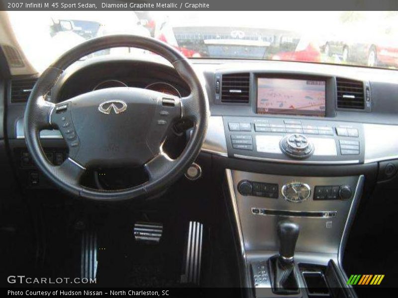 Diamond Graphite Metallic / Graphite 2007 Infiniti M 45 Sport Sedan
