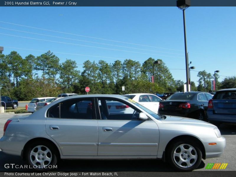 Pewter / Gray 2001 Hyundai Elantra GLS