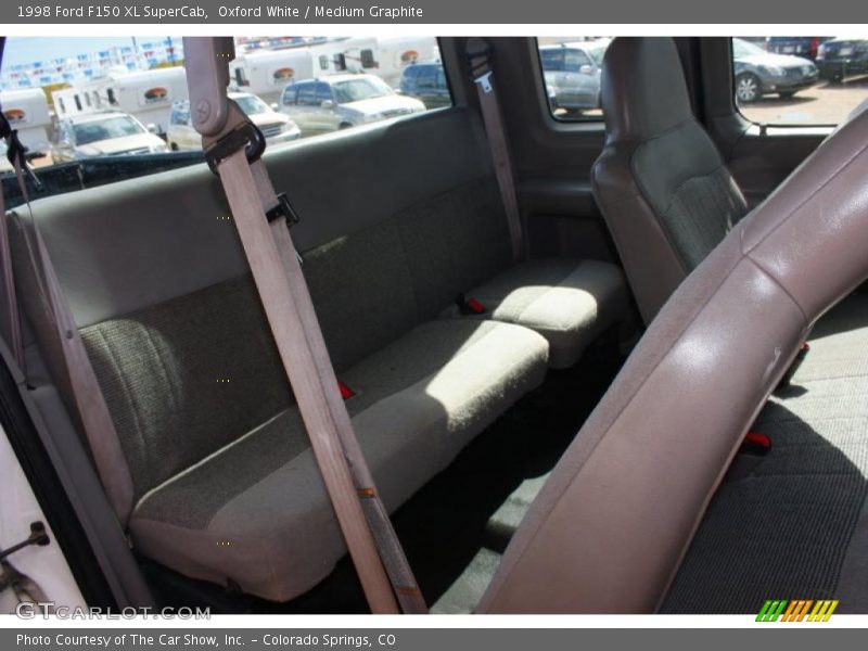 Oxford White / Medium Graphite 1998 Ford F150 XL SuperCab