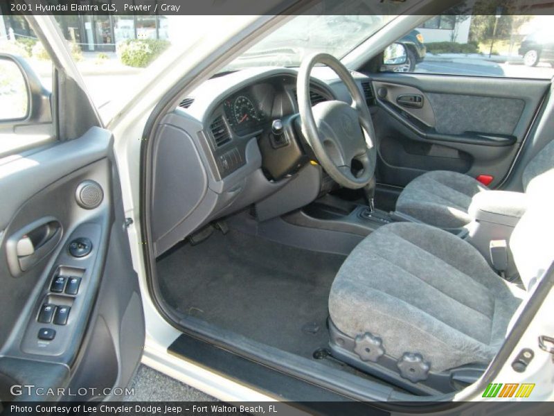 Pewter / Gray 2001 Hyundai Elantra GLS