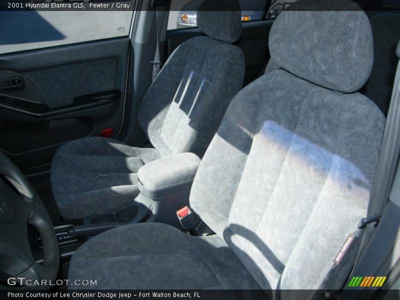 Pewter / Gray 2001 Hyundai Elantra GLS