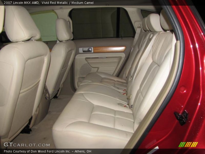 Vivid Red Metallic / Medium Camel 2007 Lincoln MKX AWD