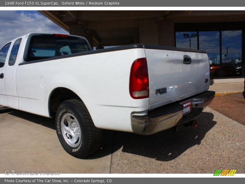 Oxford White / Medium Graphite 1998 Ford F150 XL SuperCab