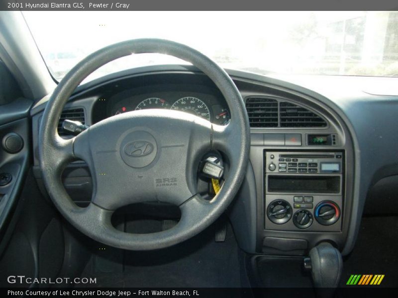 Pewter / Gray 2001 Hyundai Elantra GLS