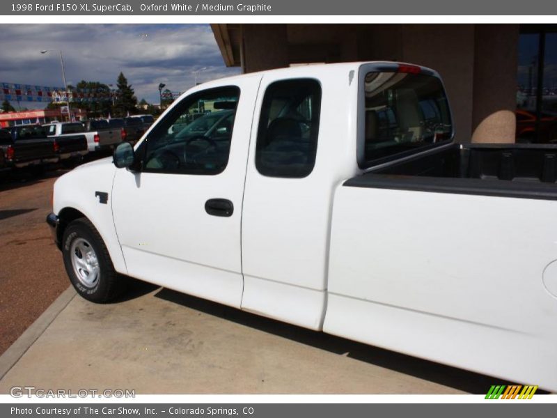 Oxford White / Medium Graphite 1998 Ford F150 XL SuperCab