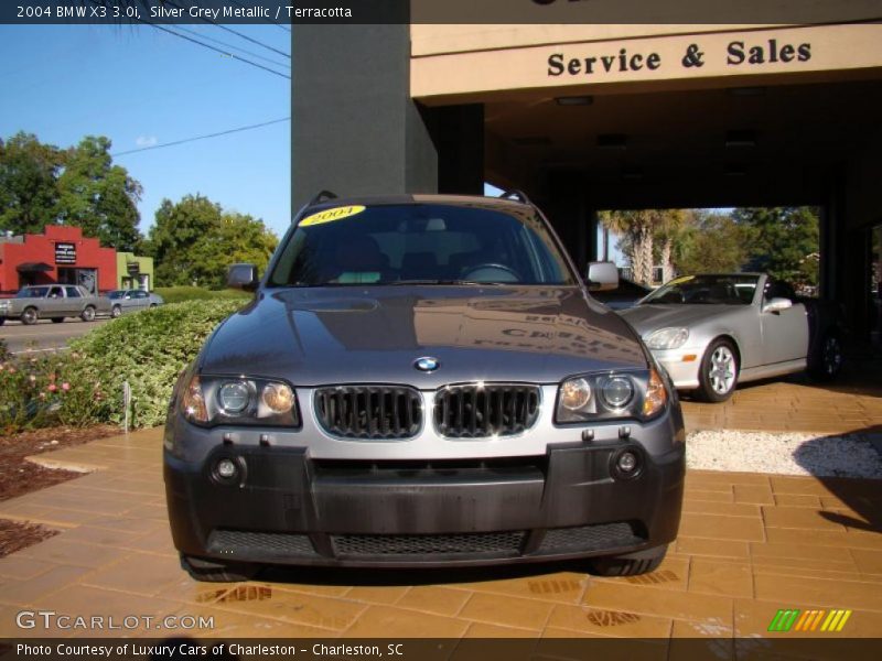 Silver Grey Metallic / Terracotta 2004 BMW X3 3.0i