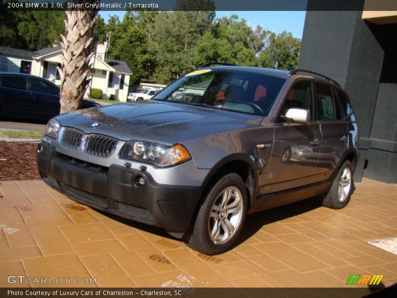 Silver Grey Metallic / Terracotta 2004 BMW X3 3.0i