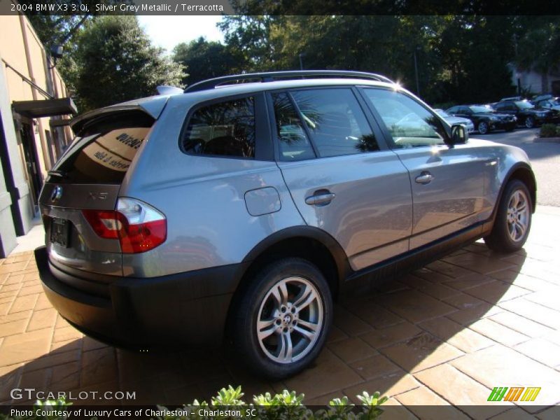 Silver Grey Metallic / Terracotta 2004 BMW X3 3.0i